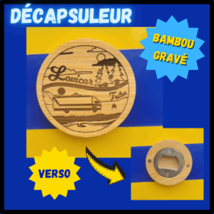 Décapsuleur bois rond